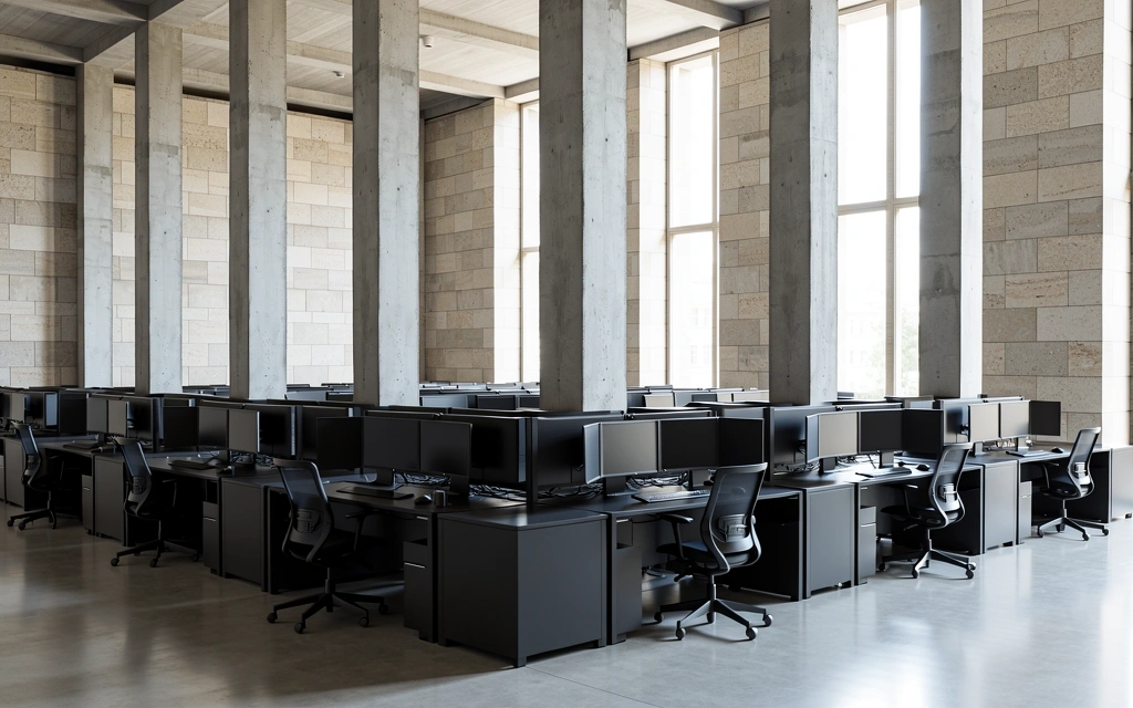 Ambiente de trabajo profesional de finanzas